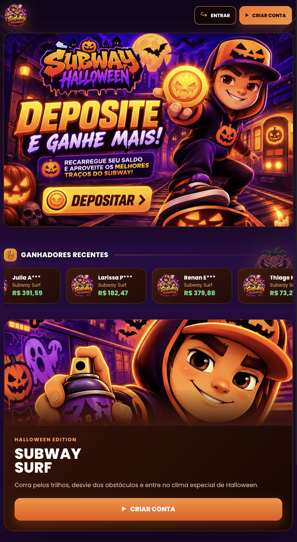 Subway Hallowen
